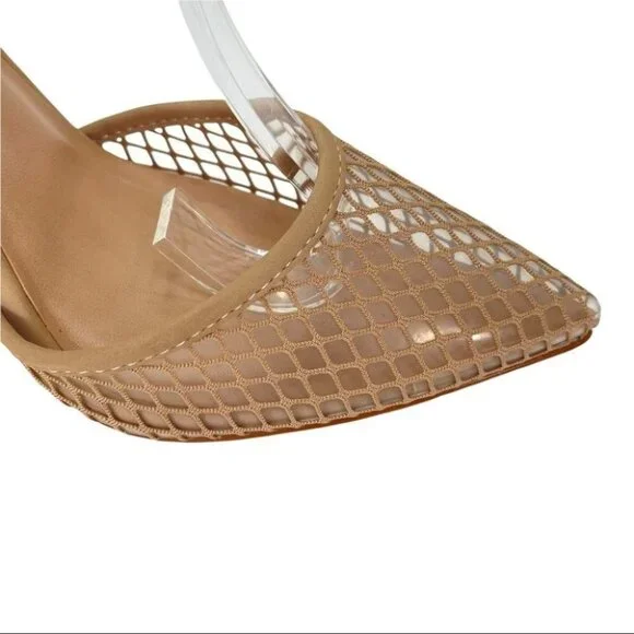 Call It Spring Beena Vegan Nude Womens Heels Size 10M - Picture 7 of 12